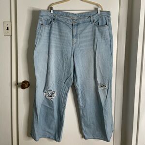 Light Blue Distressed Jeans